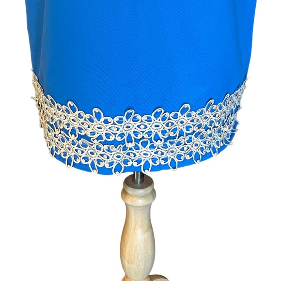 Mud Pie Blue Blakley Shift Dress Size Large - Picture 4 of 5